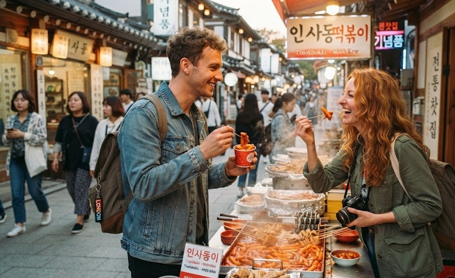 Insadong Street in Seoul